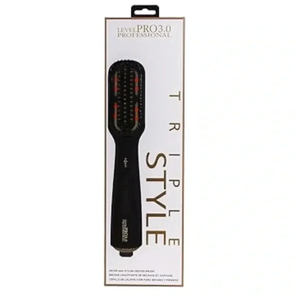 Triple Style Heated Brush 3 in 1 Styler + Dryer NEW and SEALED. - Picture 2 of 9